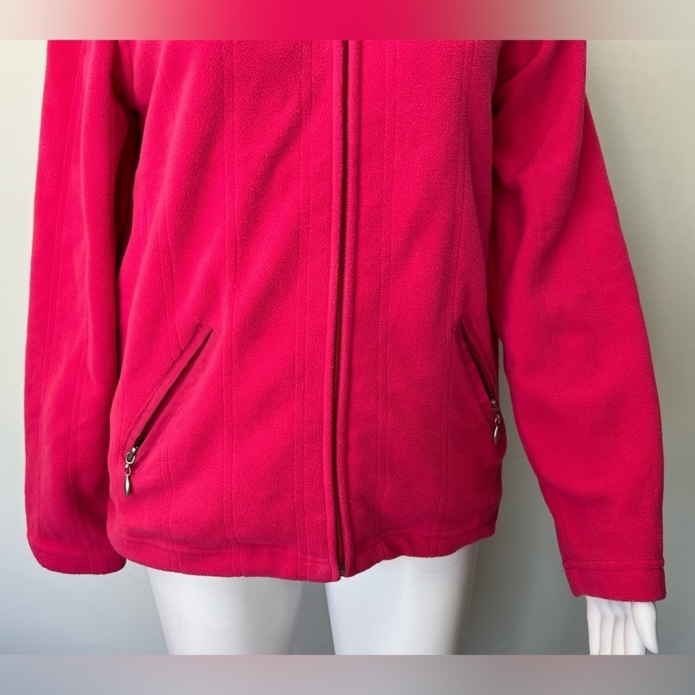Jane Ashley - Womens Pink Zip Up Sweater Sz SM - Picture 2 of 8